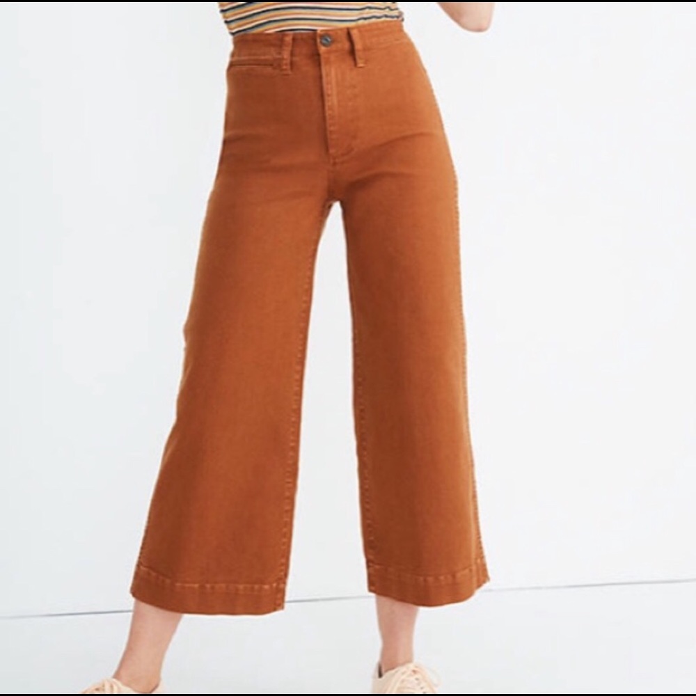 Madewell Wide Leg Crop Pant